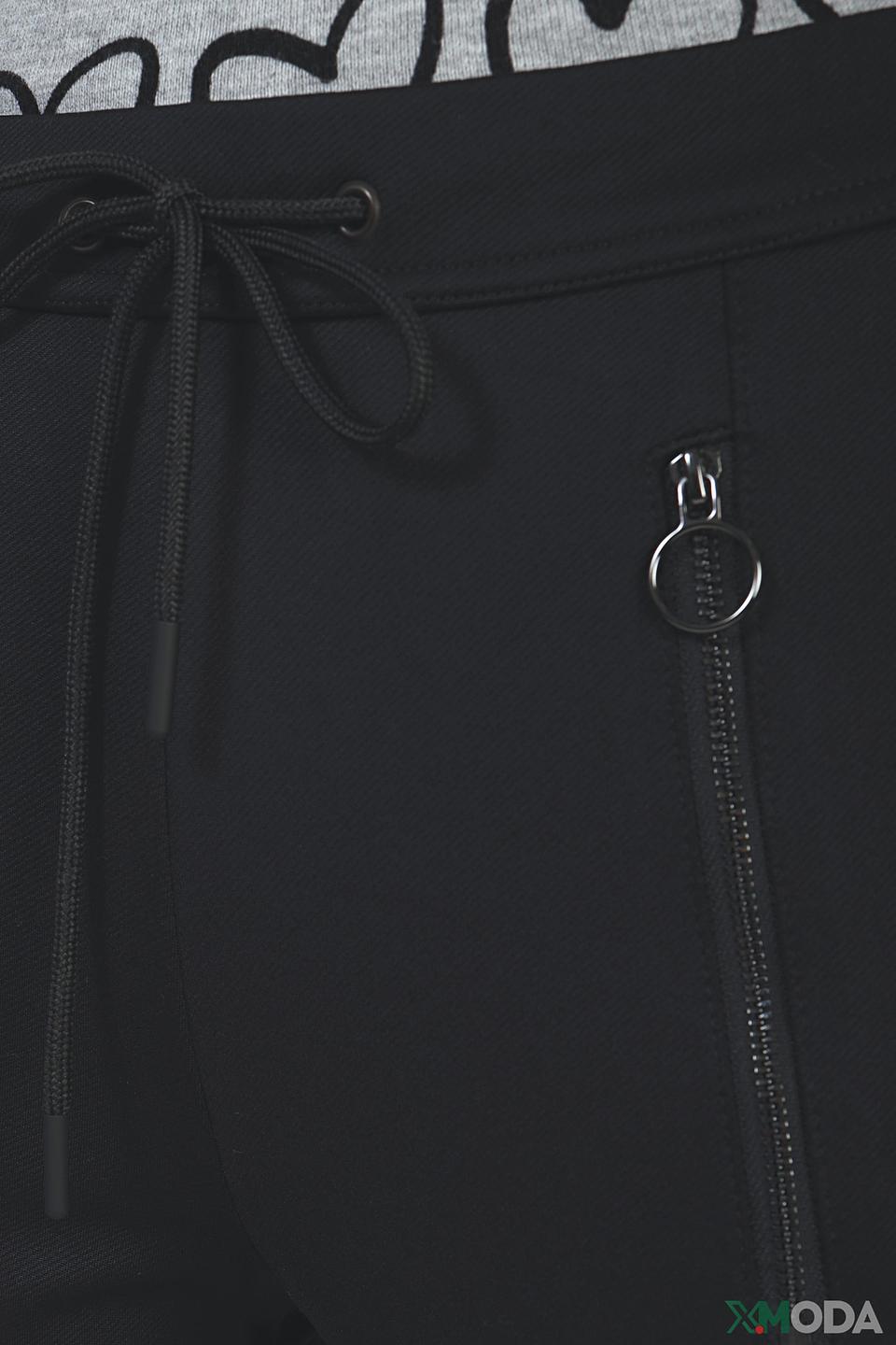 Брюки трикотажные Oui чёрные