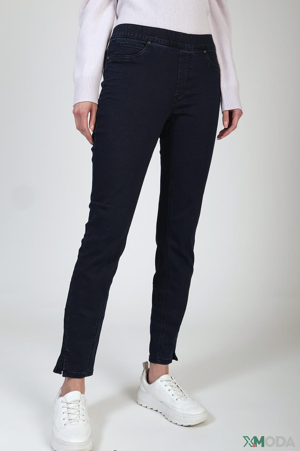 Джинсы Oui Slim Fit тёмно-синие