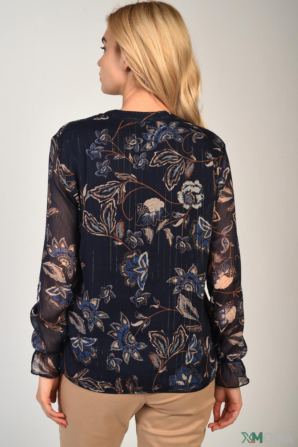 Блуза Bianca с цветочным принтом