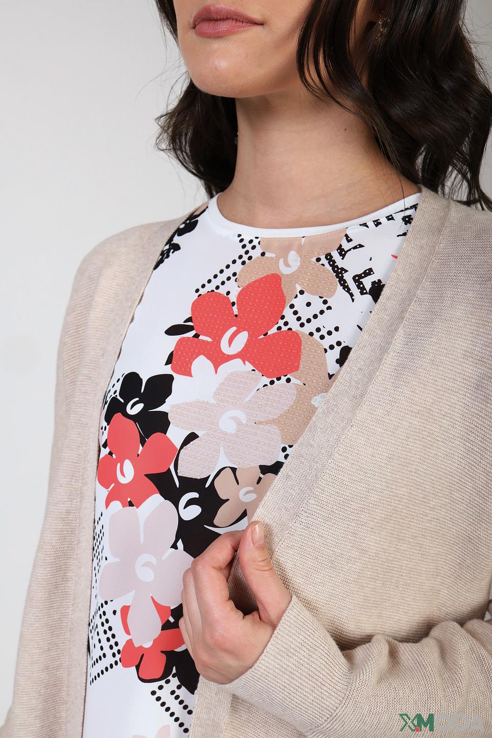 Кардиган Via Appia бежевый