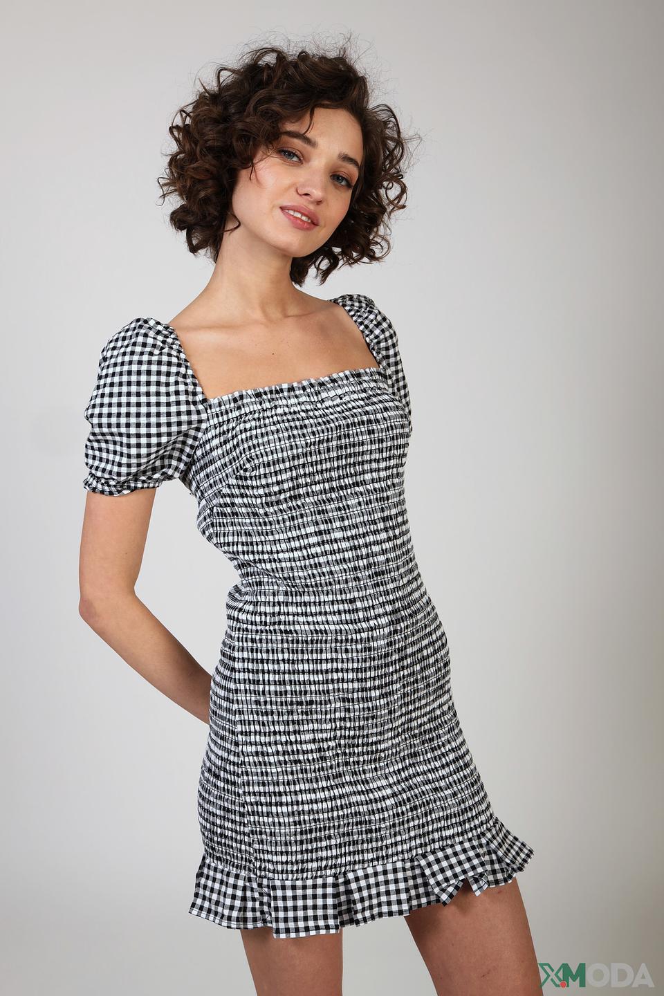 Платье Guess в клетку W1GK0Y