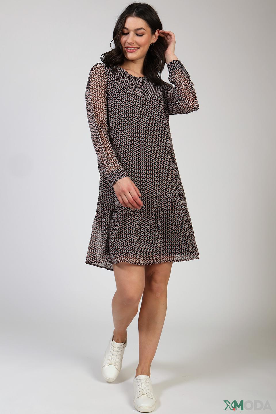 Платье Lecomte с принтом