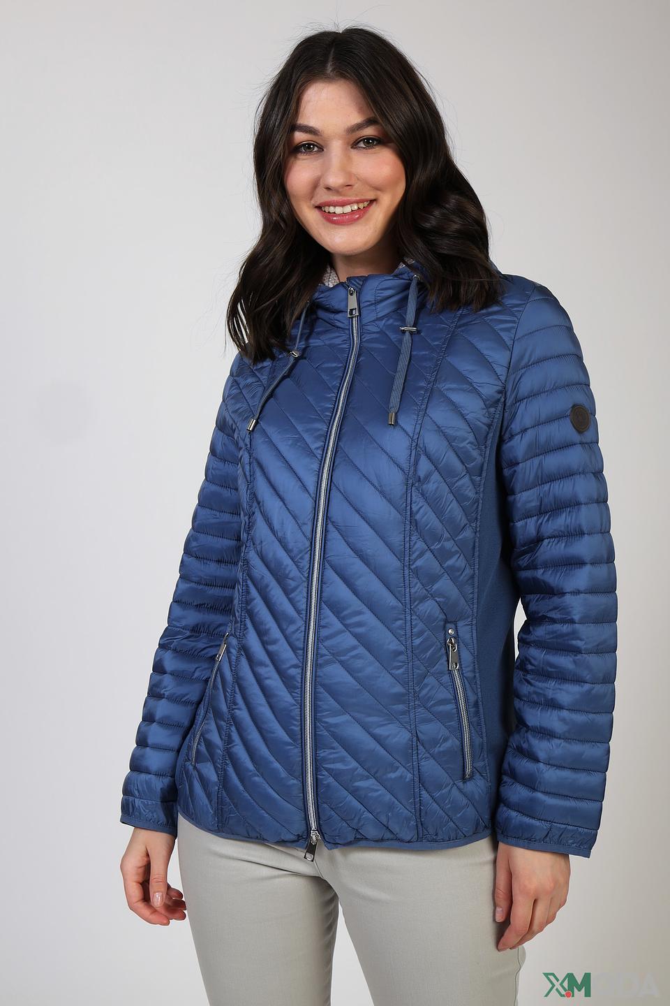Куртка Lebek стеганая синяя