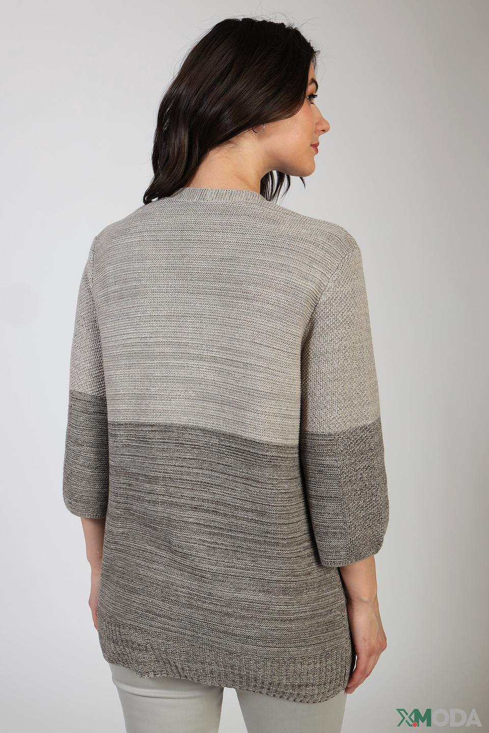 Жакет Olsen вязаный серый