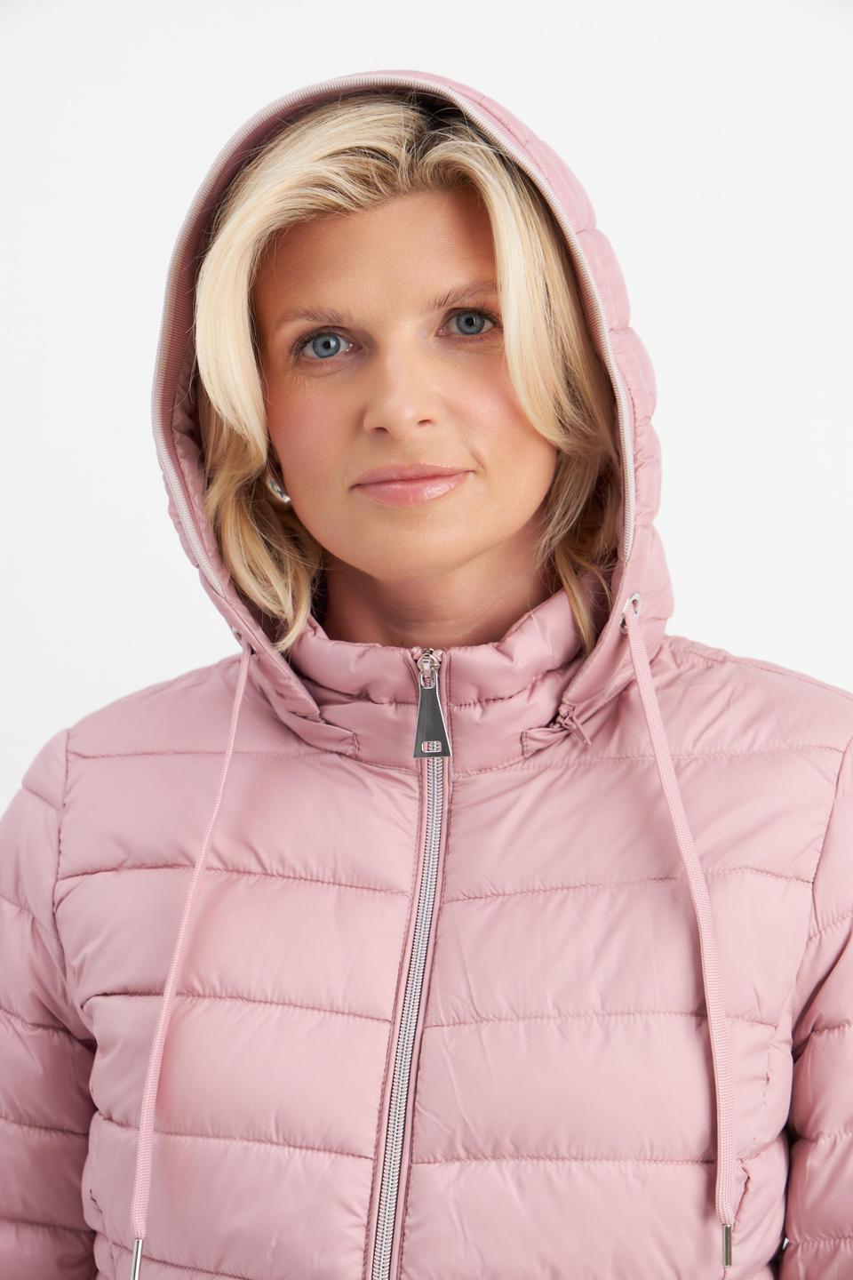 Светло-розовая куртка Betty Barclay outdoor с капюшоном