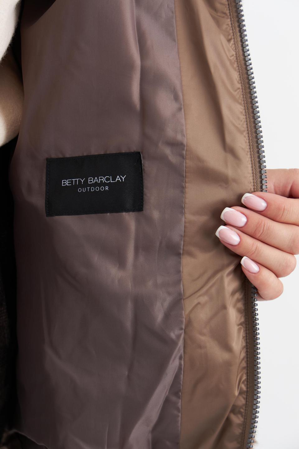 Коричневая куртка из искусственного меха Betty Barclay outdoor