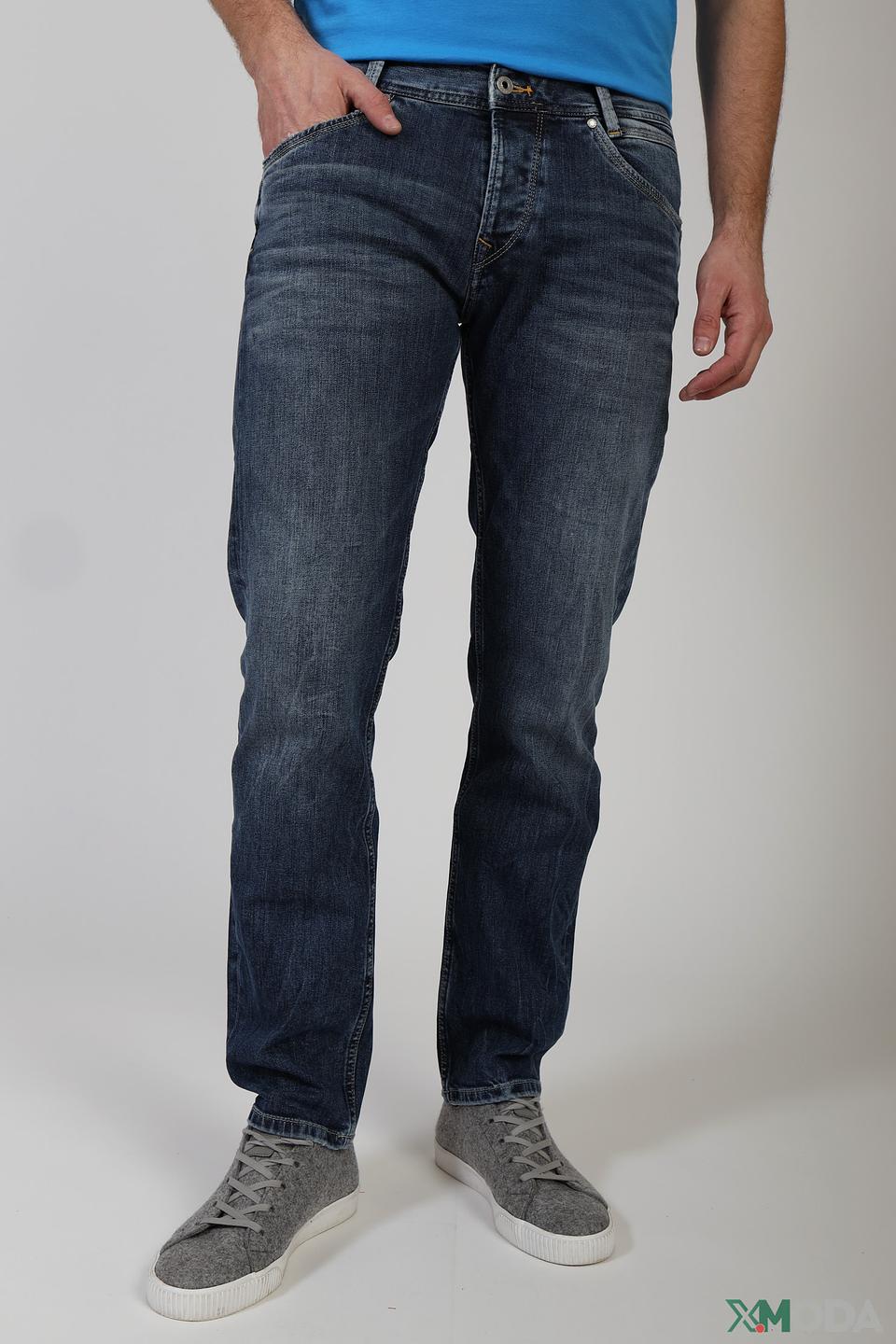 Брюки Pepe Jeans London серые