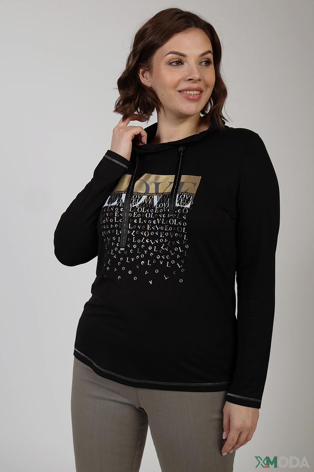 Футболка Thomas Rabe с принтом чёрная