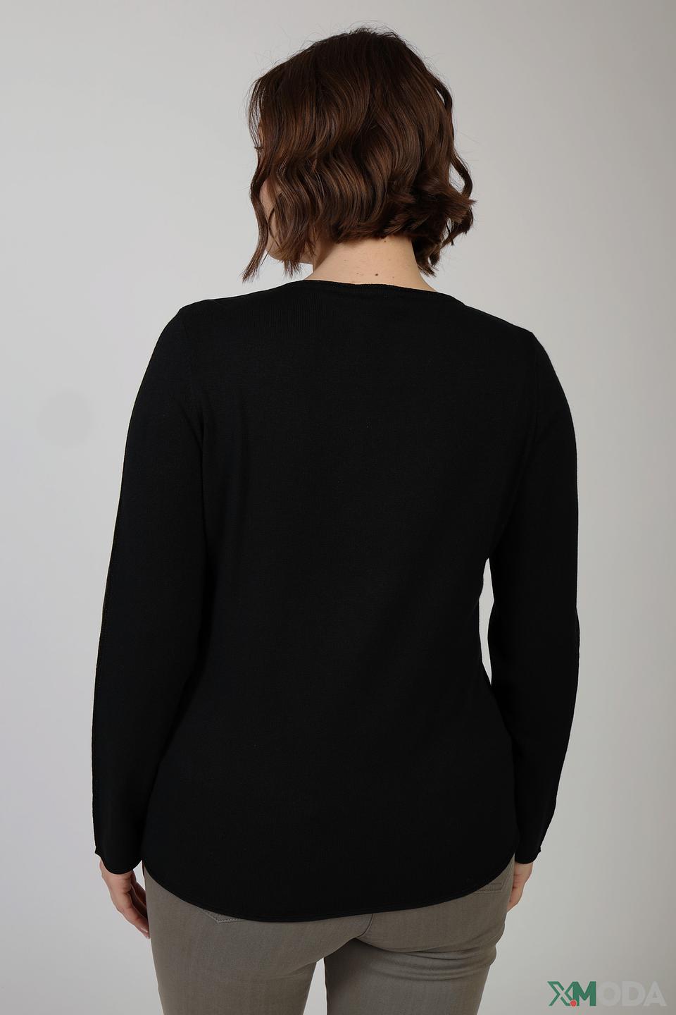 Пуловер Thomas Rabe чёрный с пайетками