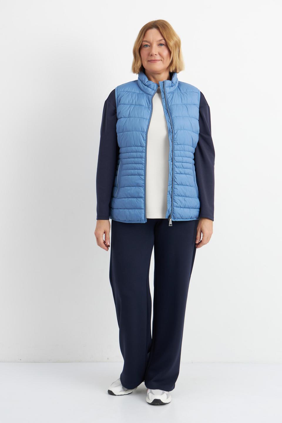 Голубой стеганый жилет Betty Barclay outdoor