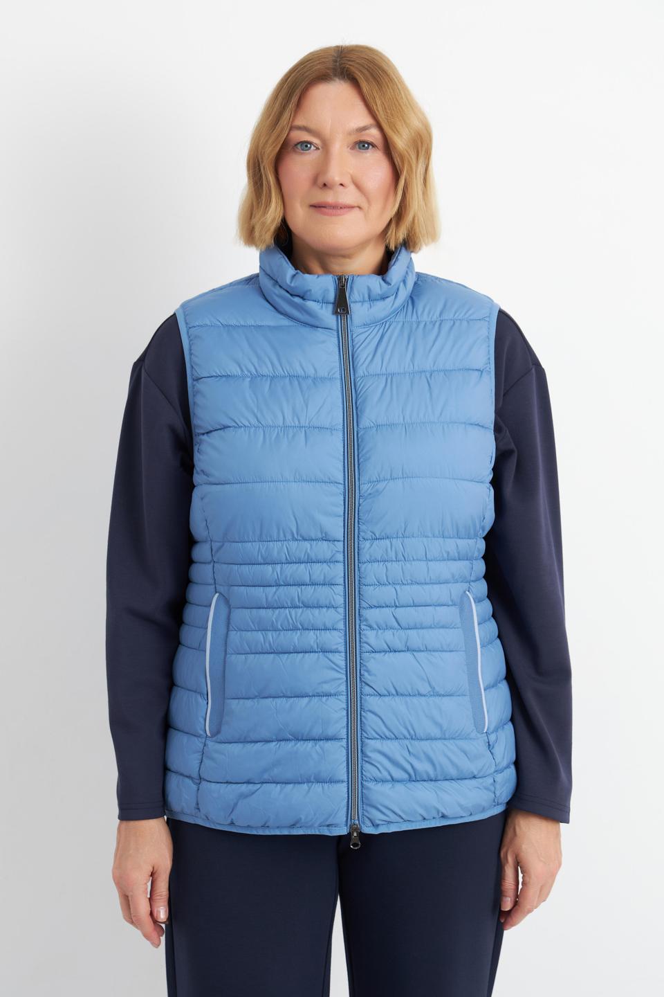 Голубой стеганый жилет Betty Barclay outdoor