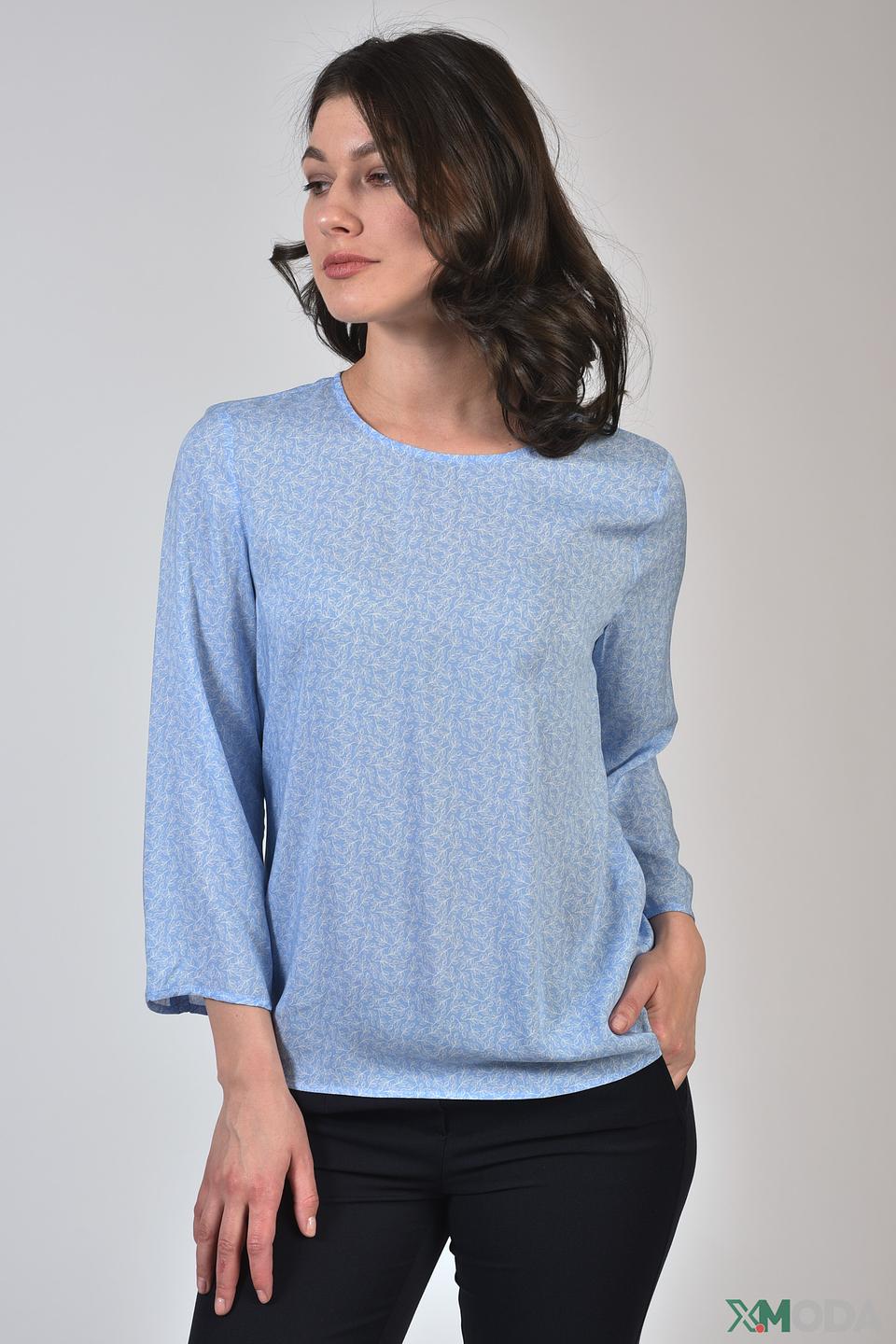 Блуза Gerry Weber EDITION голубая с принтом