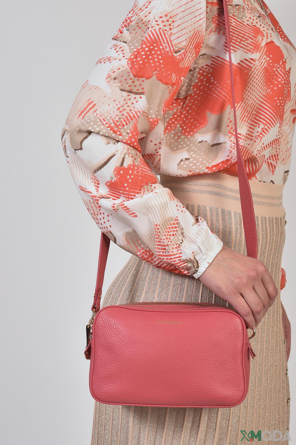 Сумка Coccinelle кож. розовый