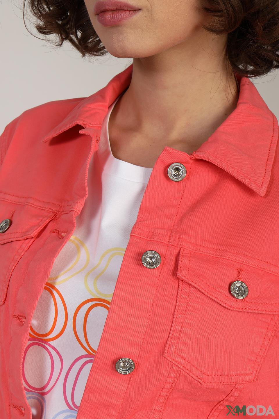 Жакет Tom Tailor коралловый