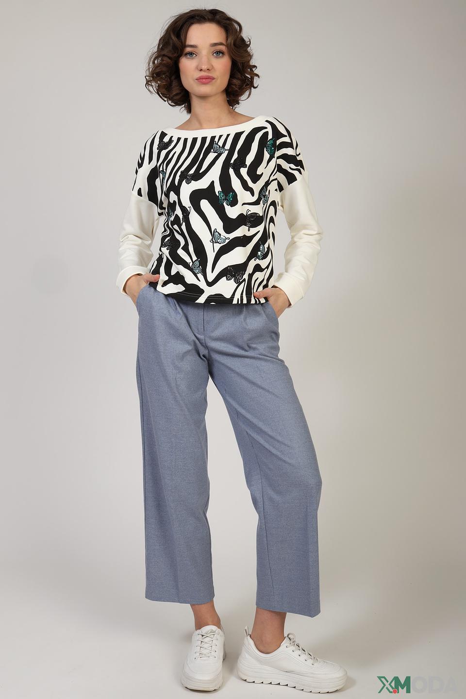 Джемпер Penny Black Grey с бабочками