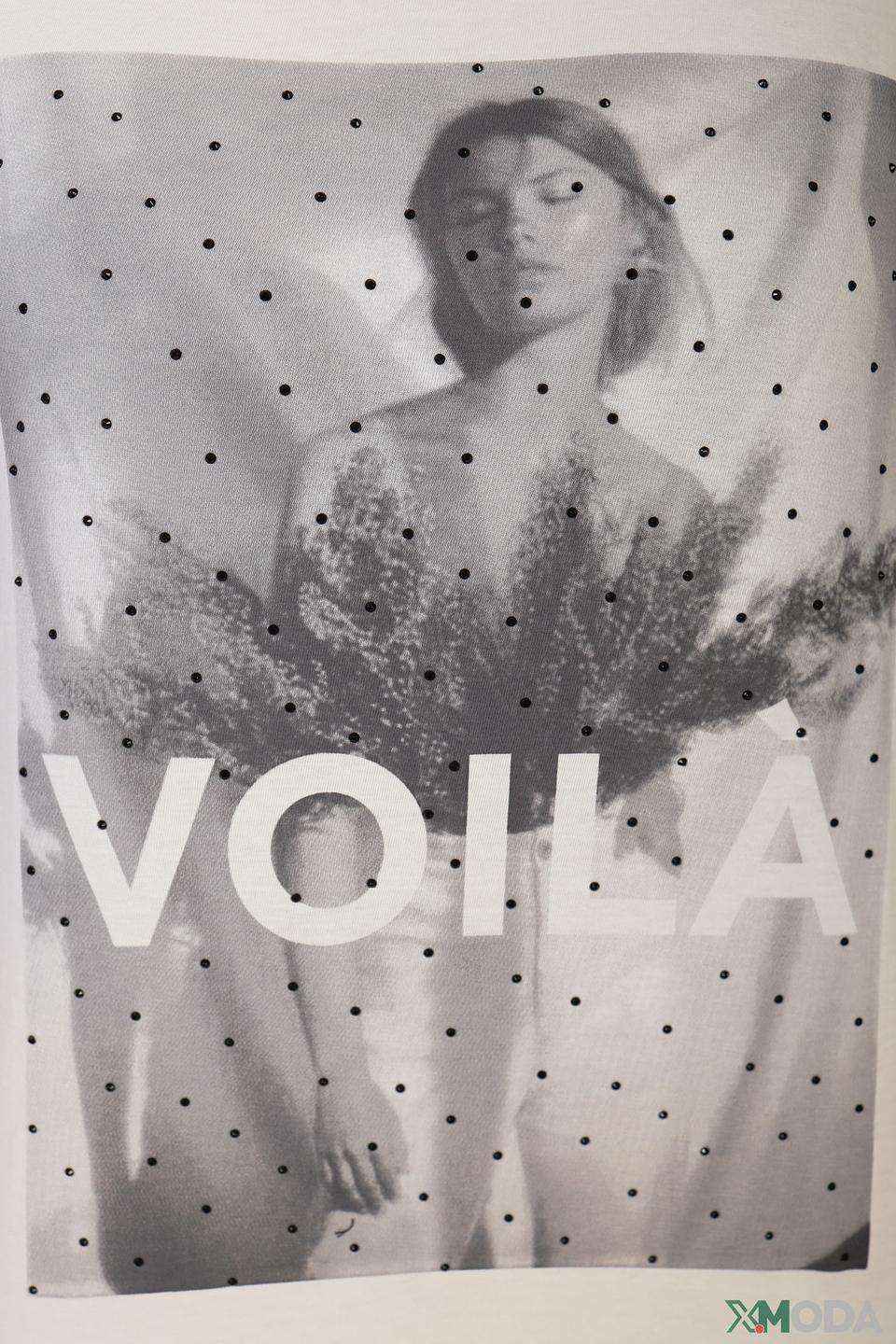 Футболка Oui с принтом VOILA