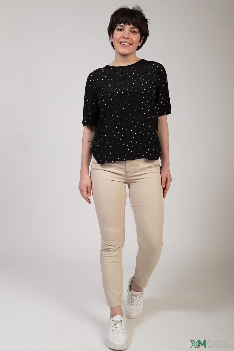 Джинсы Oui бежевые slim fit