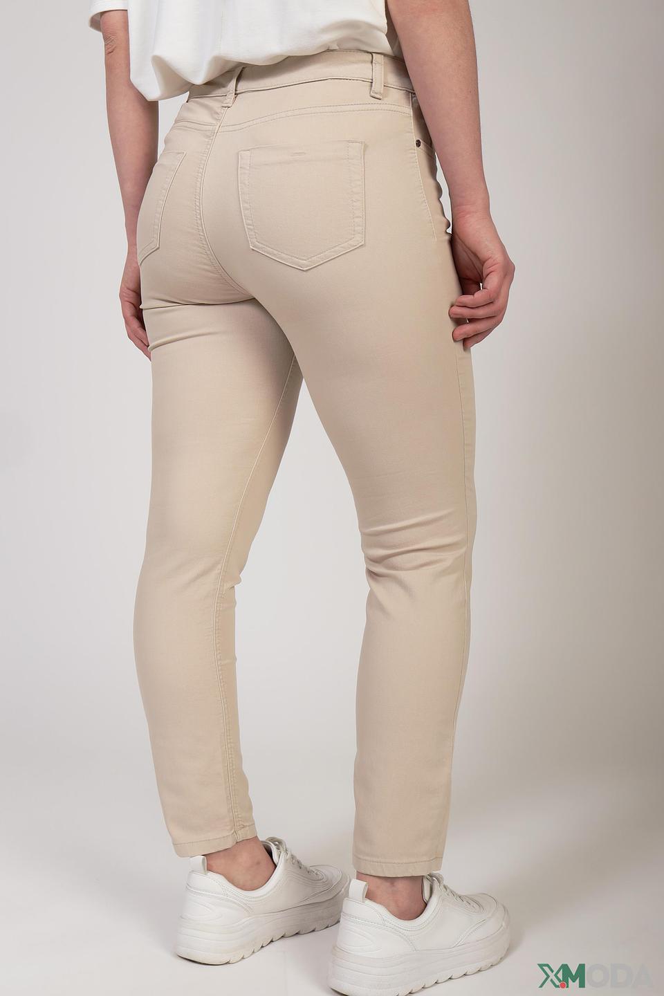 Джинсы Oui бежевые slim fit