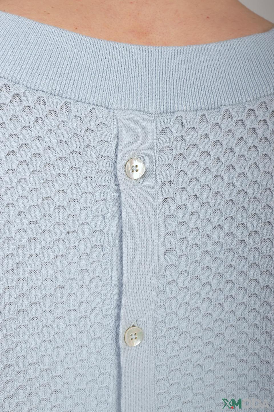 Пуловер Oui женский голубой