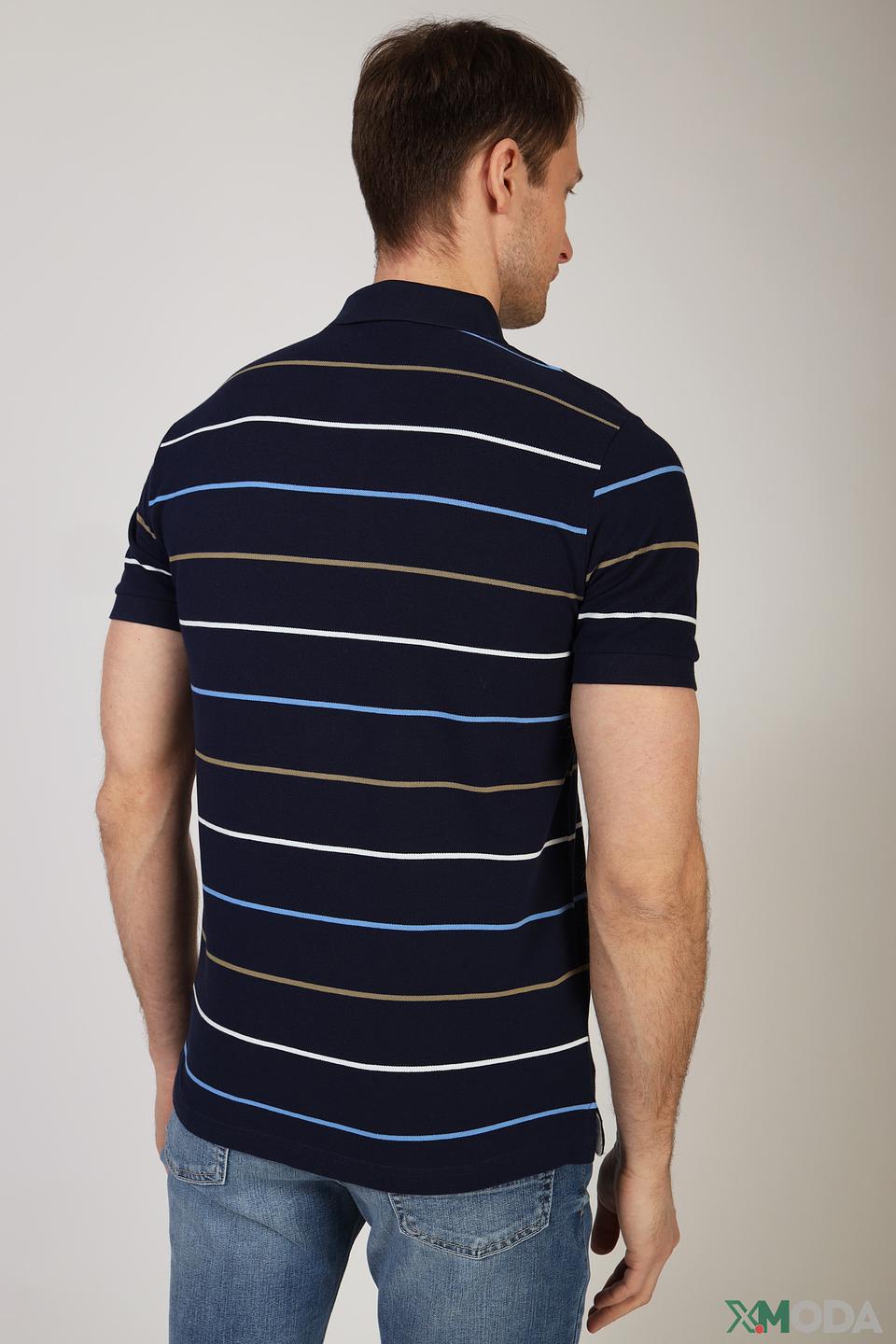 Поло Gant муж. в полоску