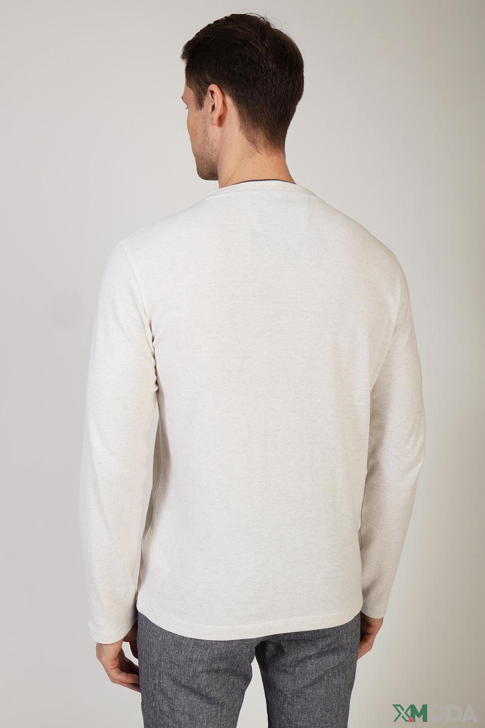 Футболка Lerros с планкой светло-серая