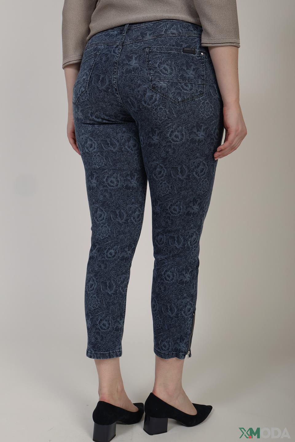 Джинсы Zerres с узором синие