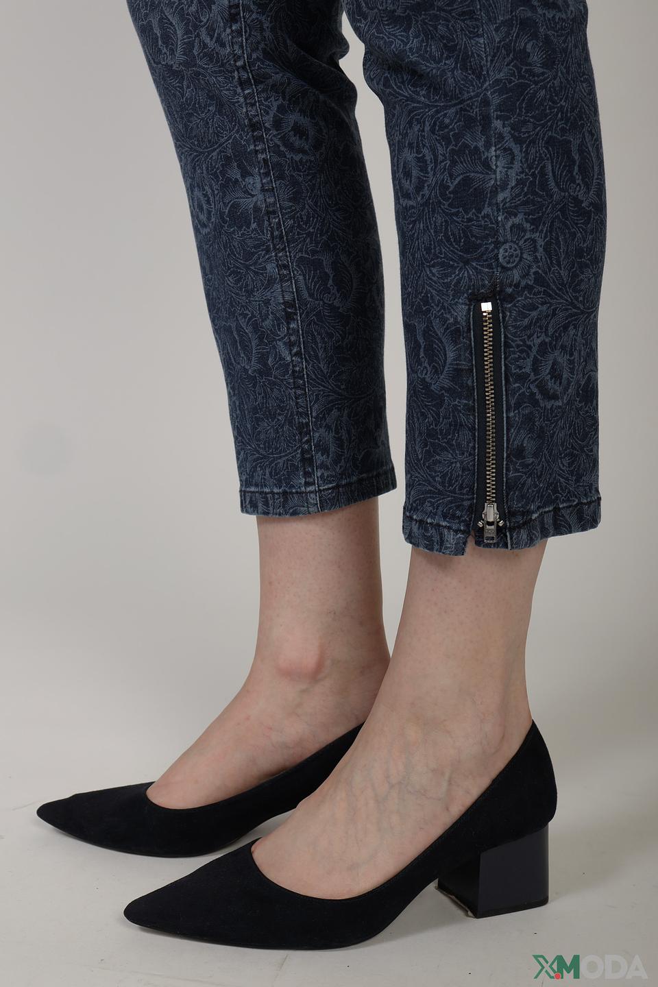 Джинсы Zerres с узором синие