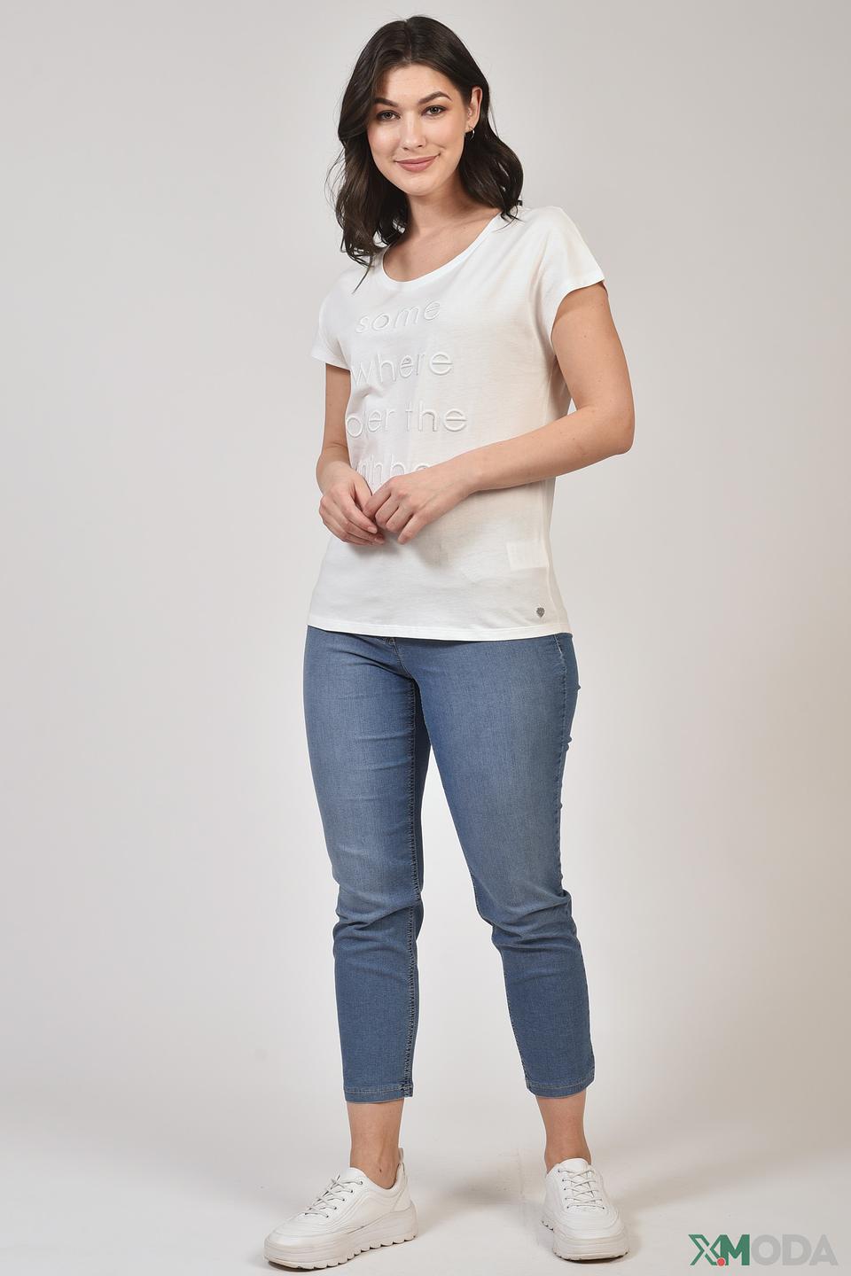 Джинсы Gerry Weber с потертостями голубые