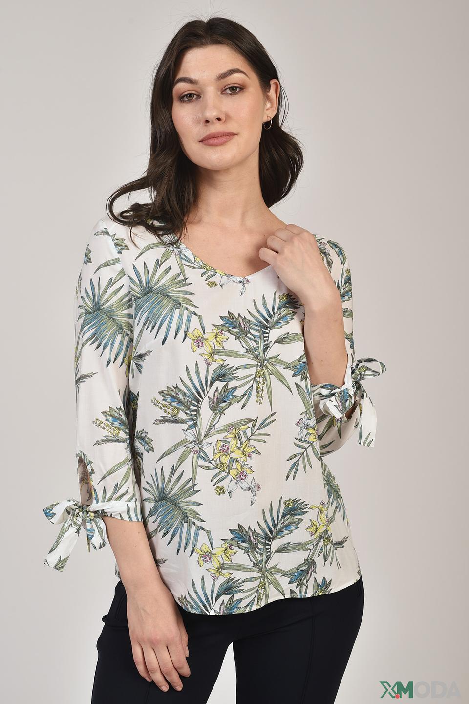 Блуза Taifun с цветочным принтом