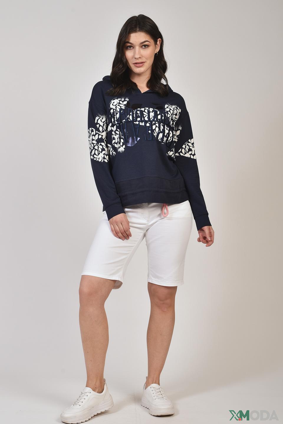 Пуловер Lecomte с принтом