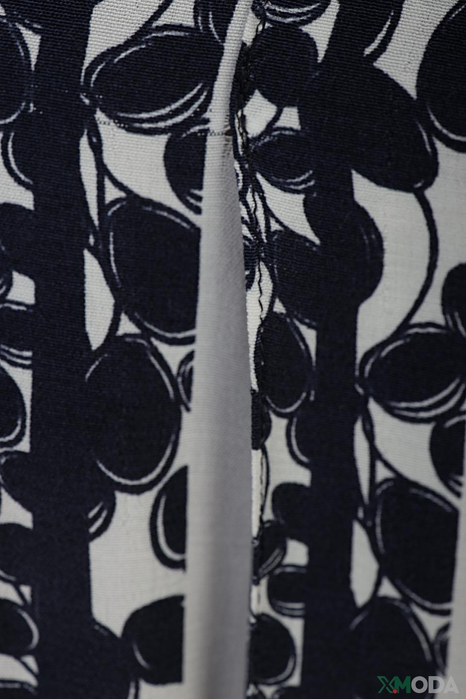 Юбка Barbara Lebek с принтом чёрно-белый