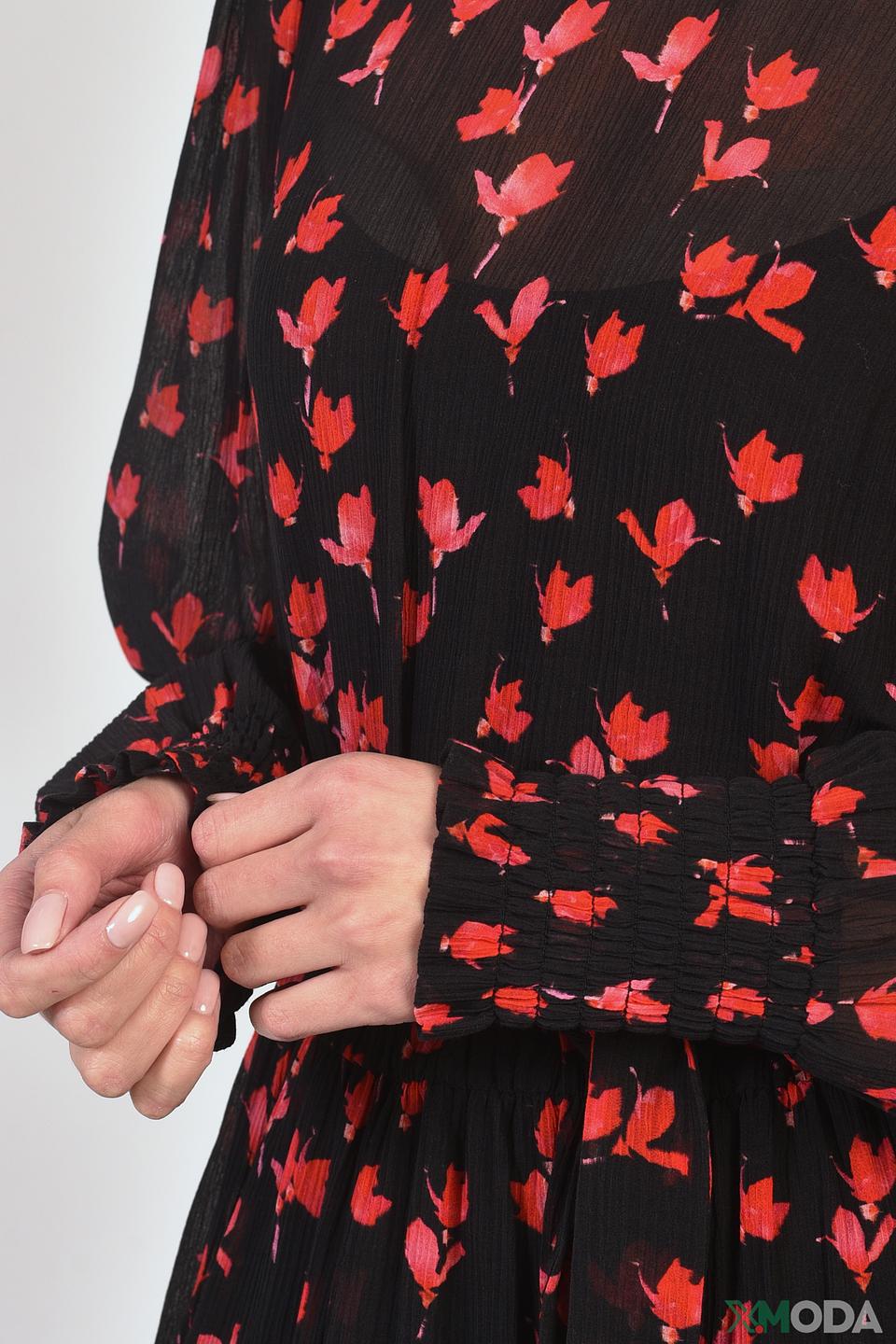 Платье Hugo с цветочным принтом