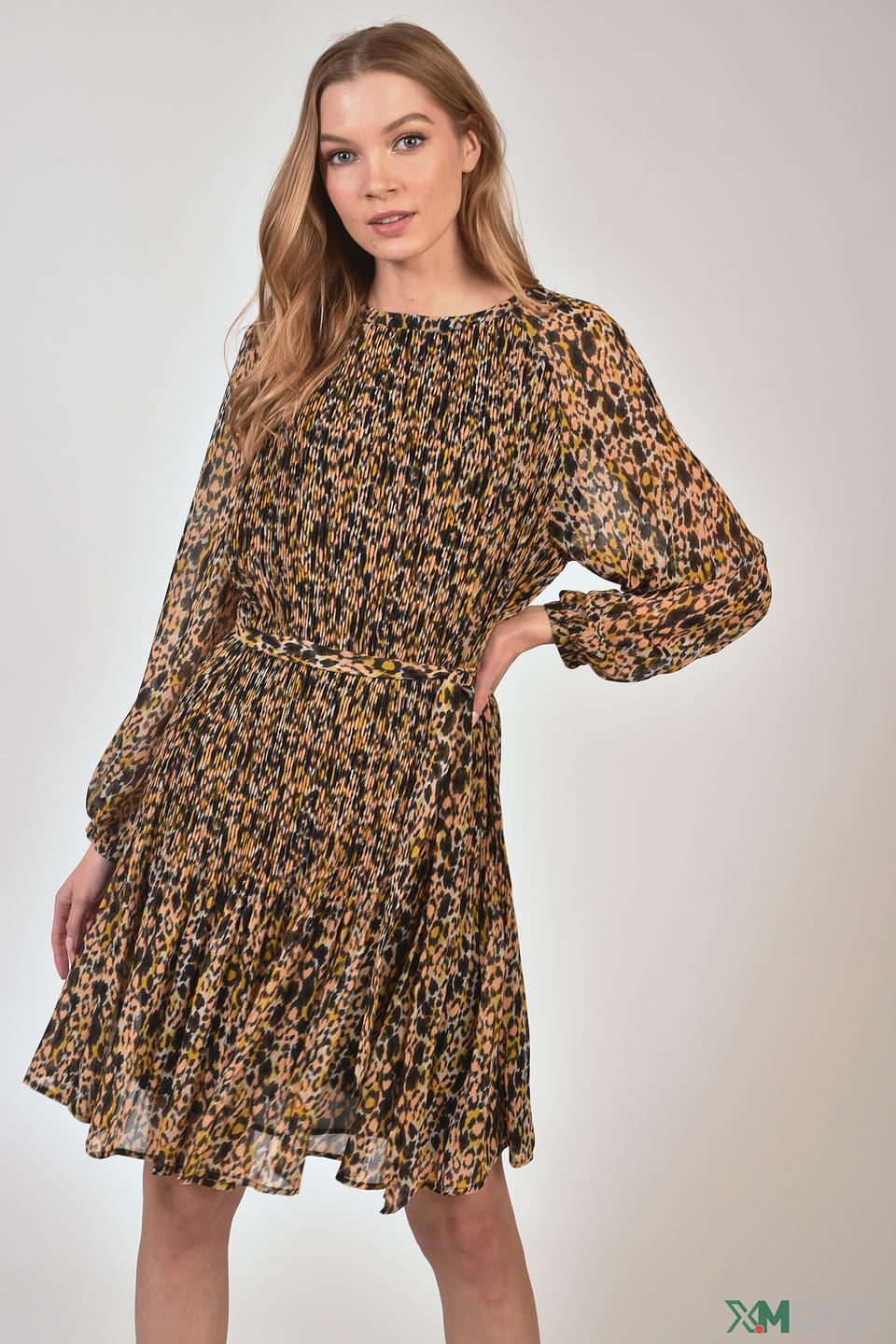 Платье Set с леопардовым принтом