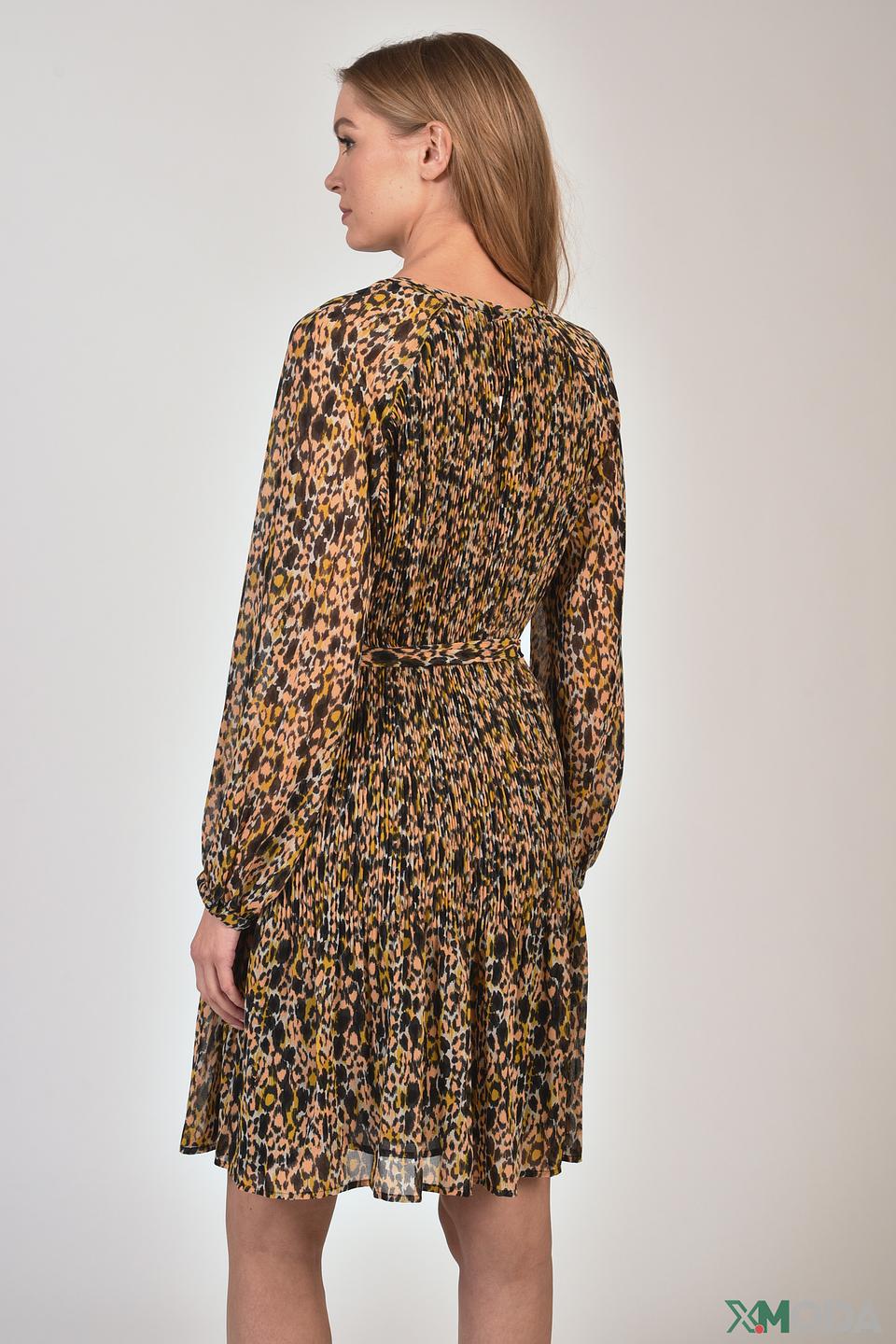 Платье Set с леопардовым принтом