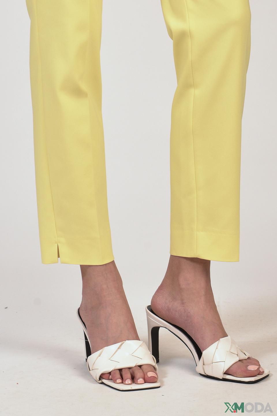 Брюки классические Bianca жёлтые