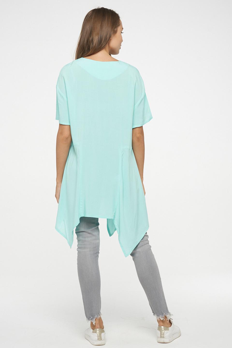 Блуза VAY туника мятная