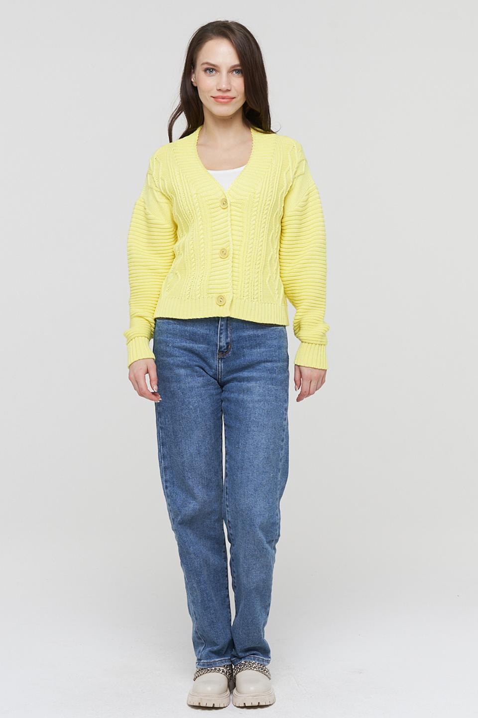 Кардиган BE YOU лимонный