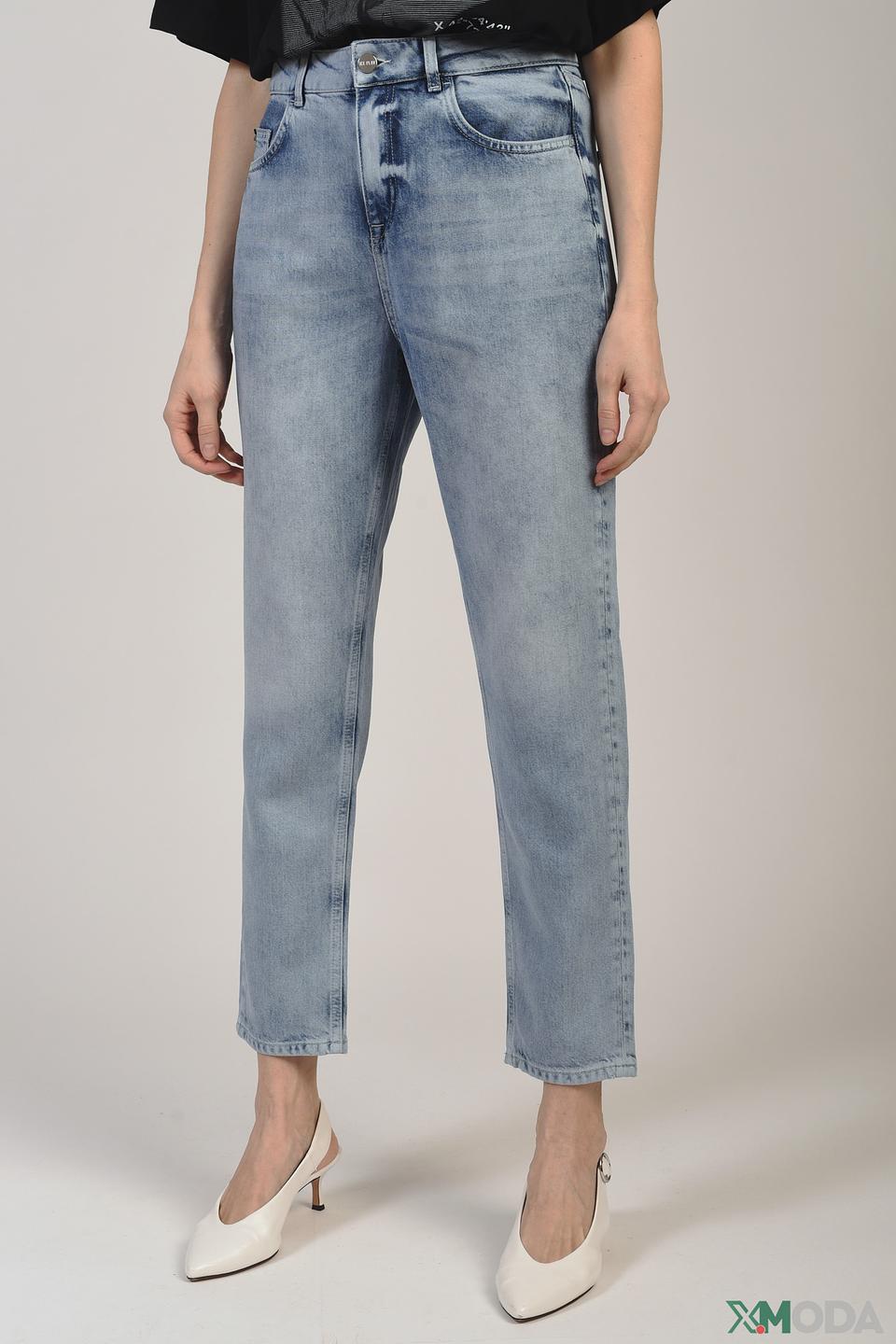 Джинсы Ice Play с потертостями голубые