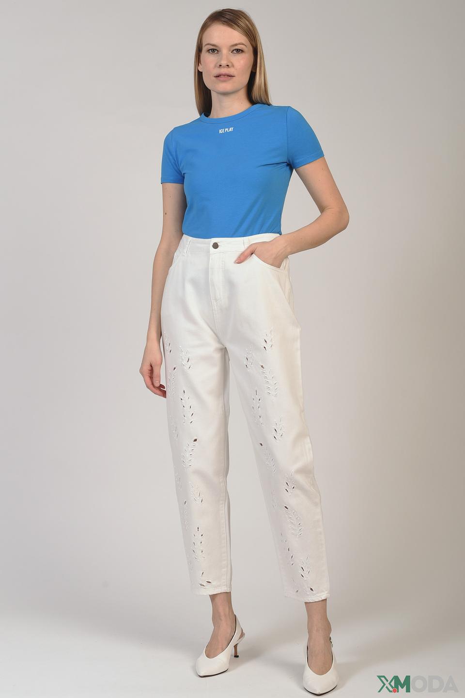 Джинсы Apart с вышивкой