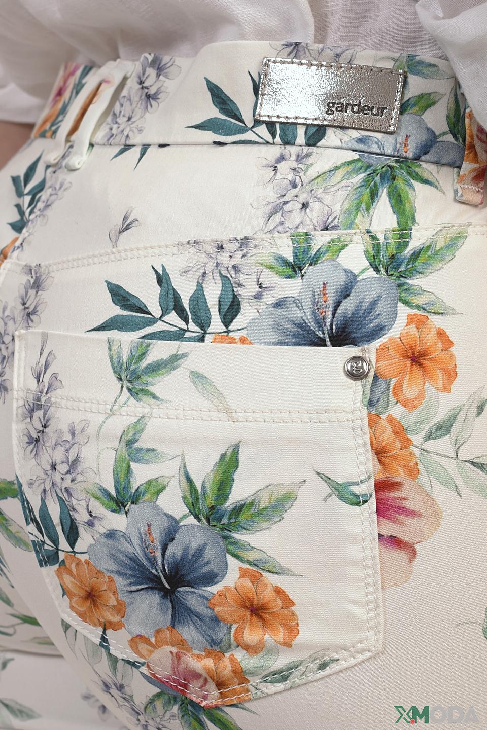 Капри Gardeur с цветочным принтом