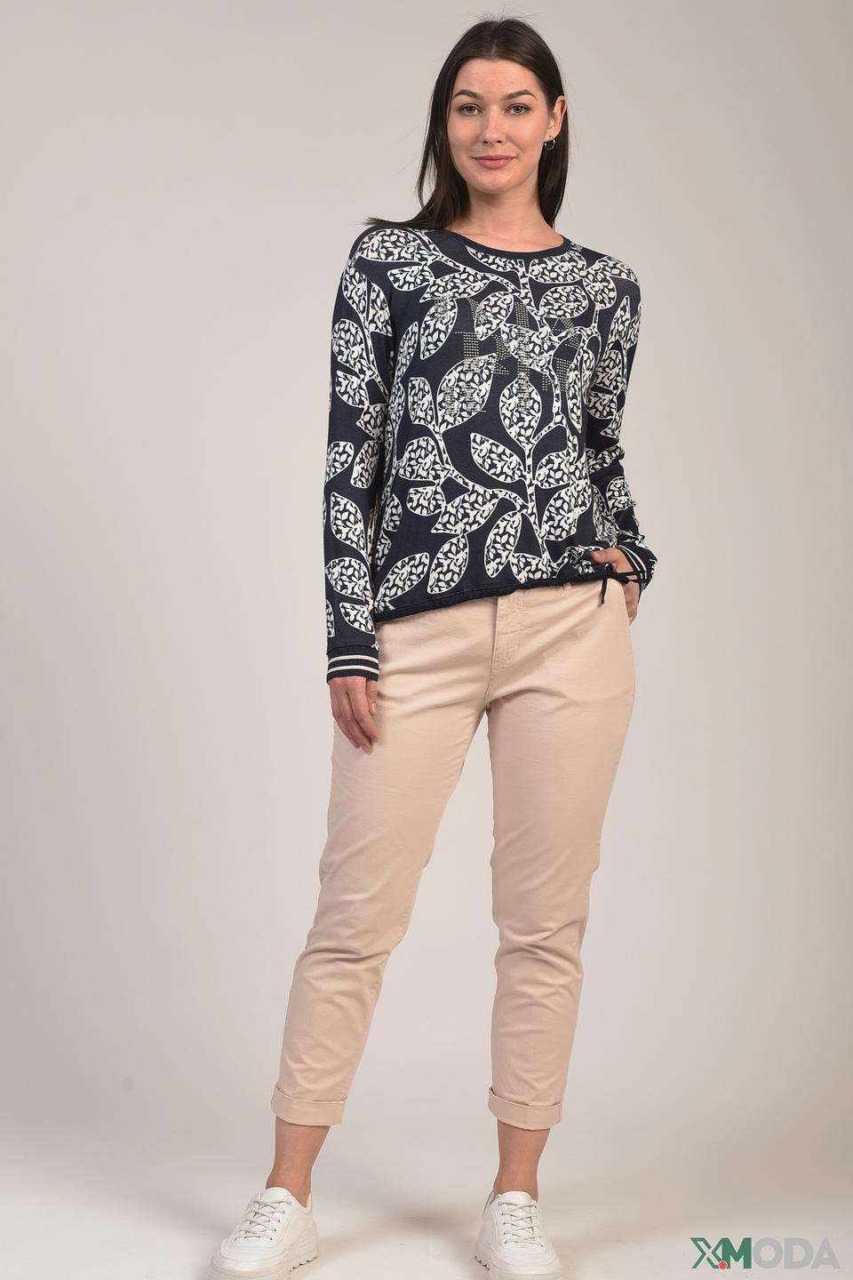 Блуза Lecomte с цветочным принтом