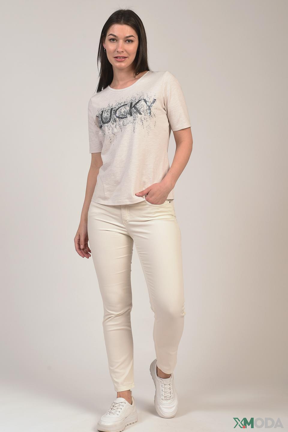 Брюки Oui бежевые