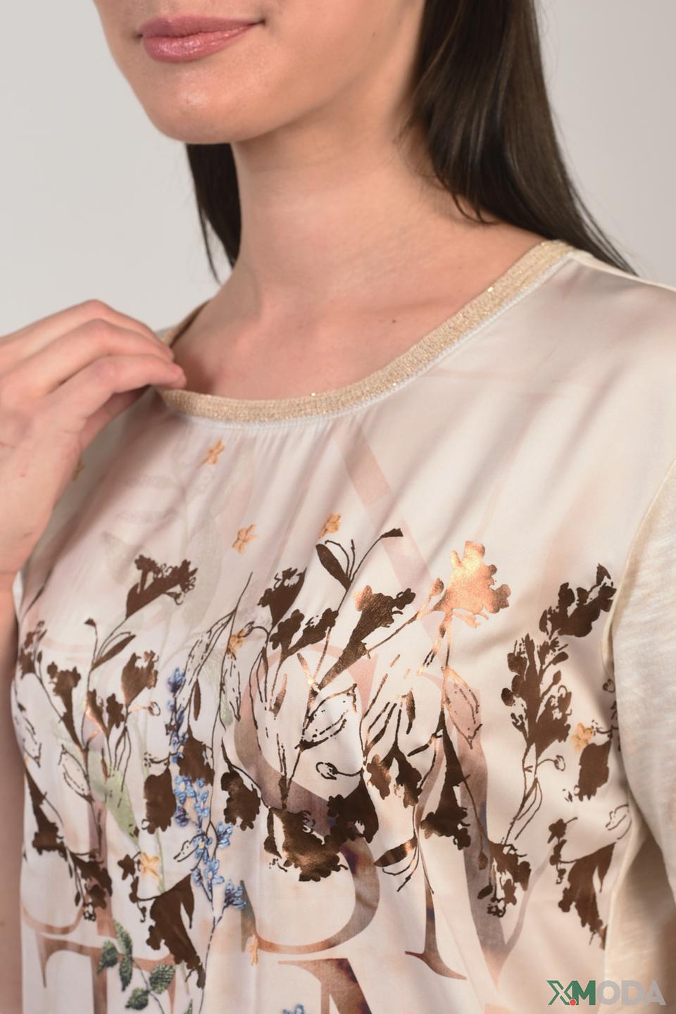 Футболка Lecomte с принтом