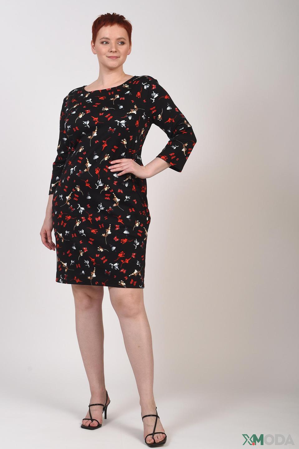 Платье Pezzo с цветочным принтом