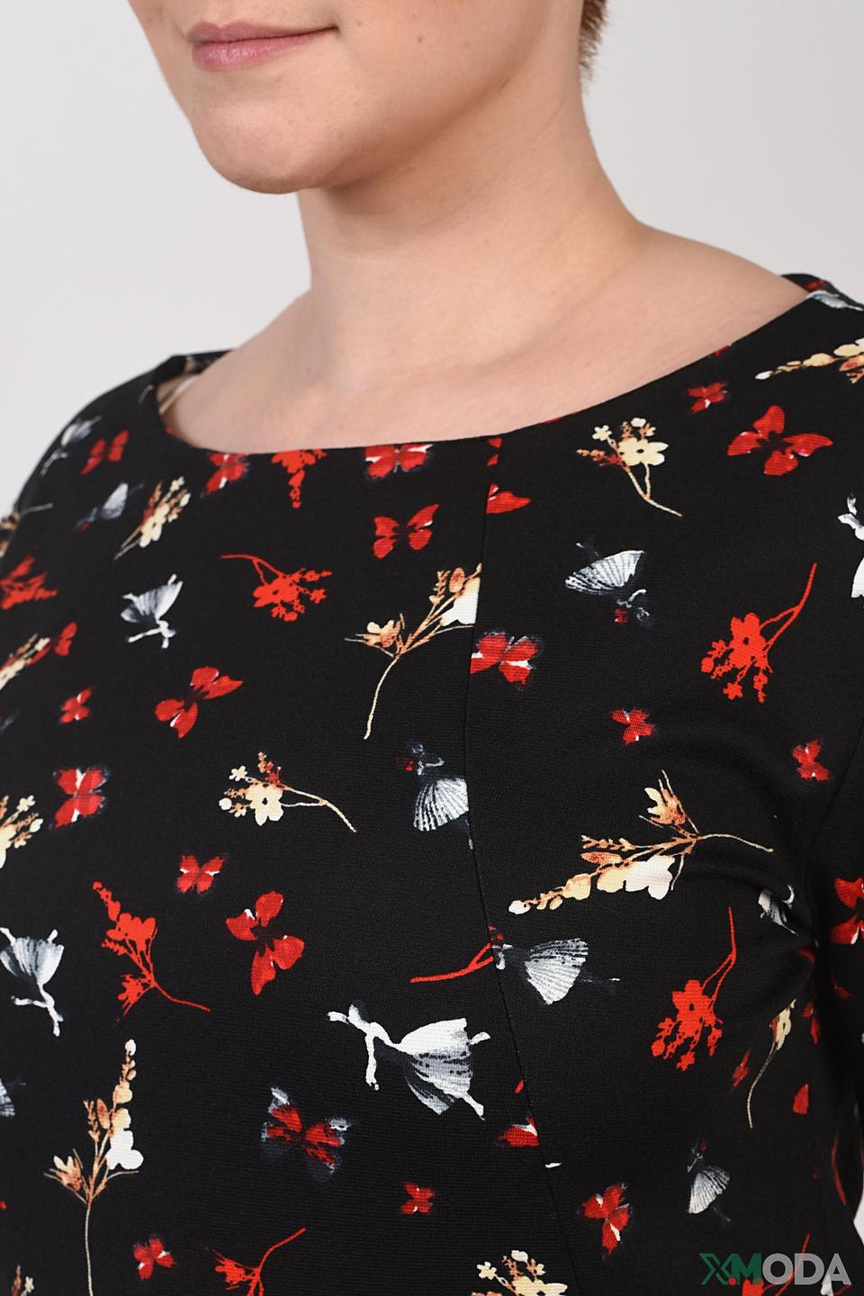 Платье Pezzo с цветочным принтом