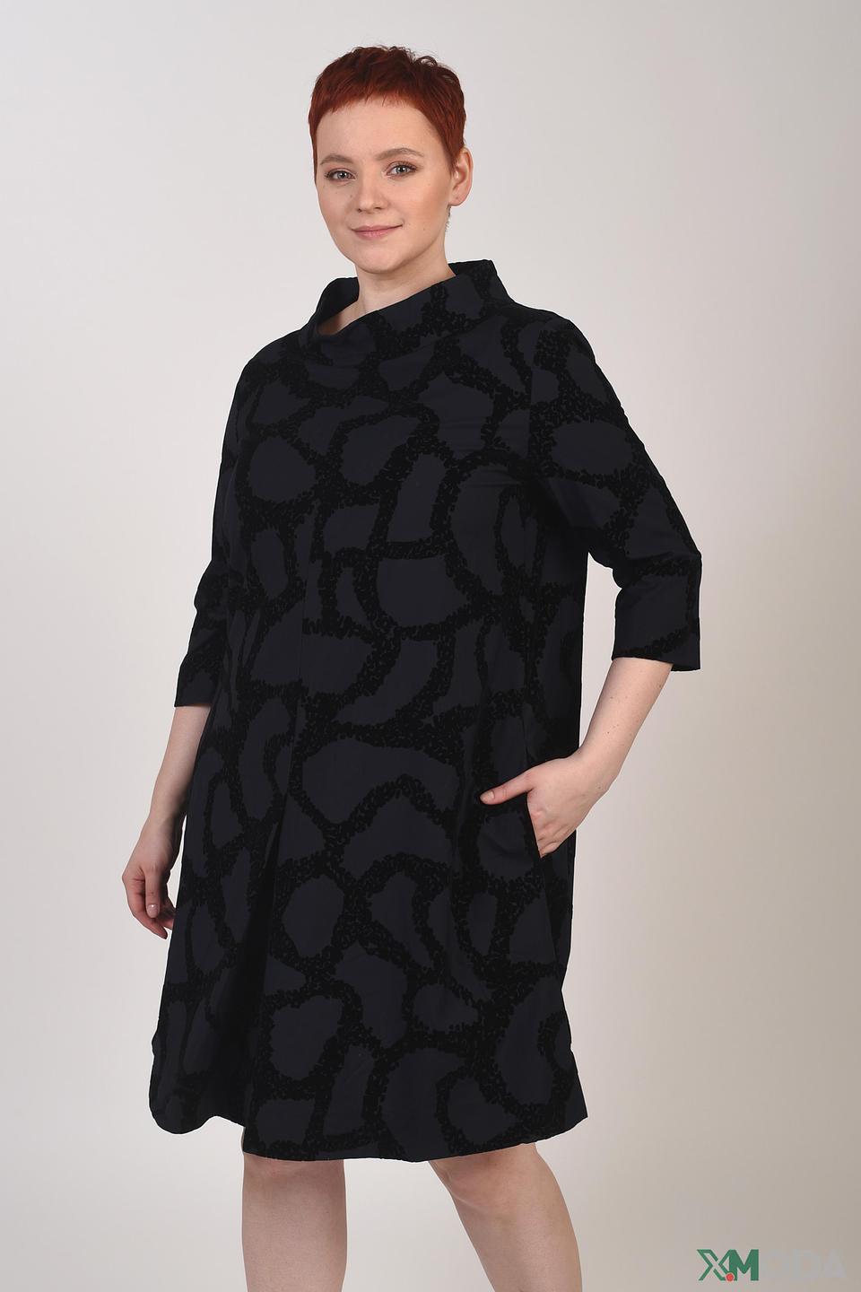 Платье Pezzo с абстрактным принтом