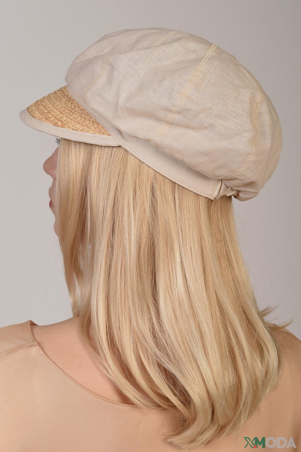 Кепка Seeberger бежевого цвета с козырьком