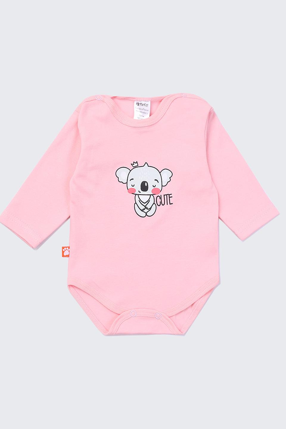 Боди КотМарКот с котиками розовый