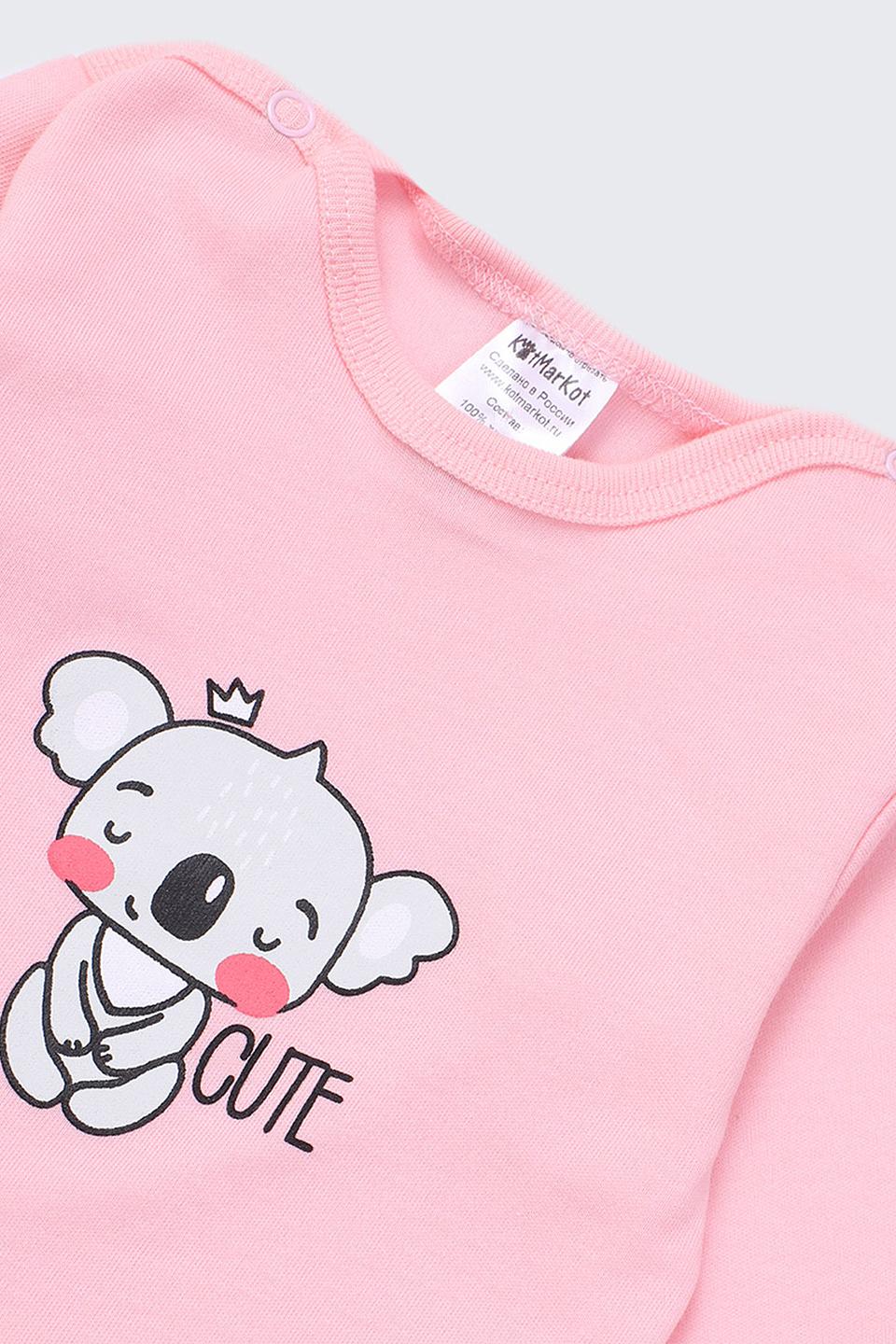 Боди КотМарКот с котиками розовый