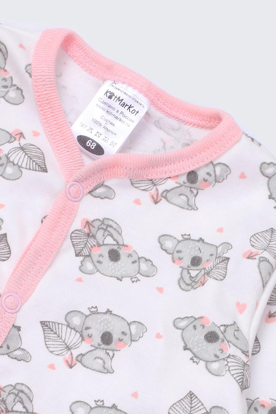Комбинезон КотМарКот с коалой розовый